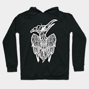 Tribal Crow Hoodie